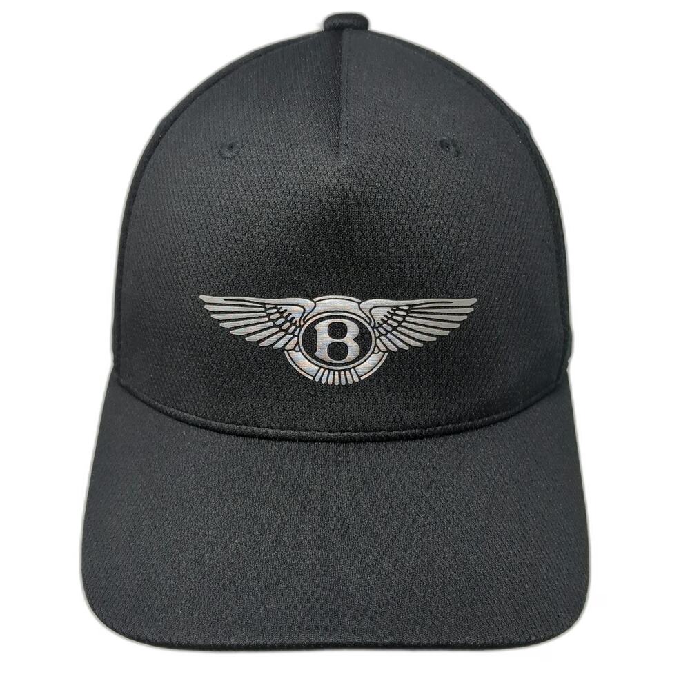 Bentley 5 Panel Black One Size Hat Flexfit Carbon Fiber Performance Polyester